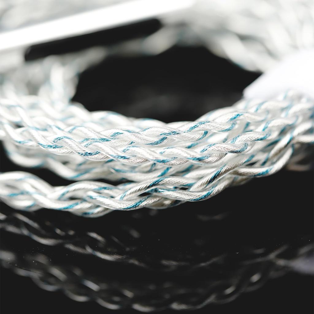 SHANLING EL200 High-Definition Microphone Type-C Upgrade Cable with Mic, 4-Strand 134-Core High-Purity OFC Silver-Plated Coaxial Cable, High-Fidelity