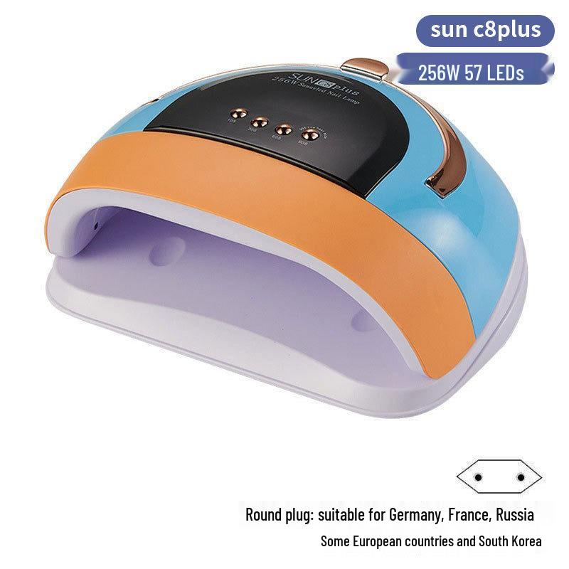 Dazzling 256W LED Nail Curing Lamp, Quick Dry Gel Lamp for Salon Use