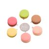 Resin 3D Colored Macaron Earrings Keychain Pendant DIY Edible Toy Ornaments