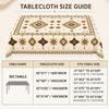 1pc Watercolor Outer Space Planet Print Tablecloth,   Dining Table Cover for Kitchen Restaurant Home