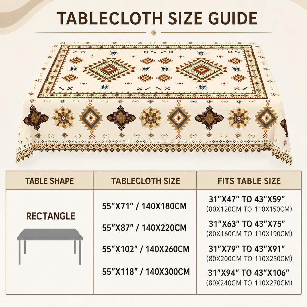1pc Watercolor Outer Space Planet Print Tablecloth, Dining Table Cover for Kitchen Restaurant Home