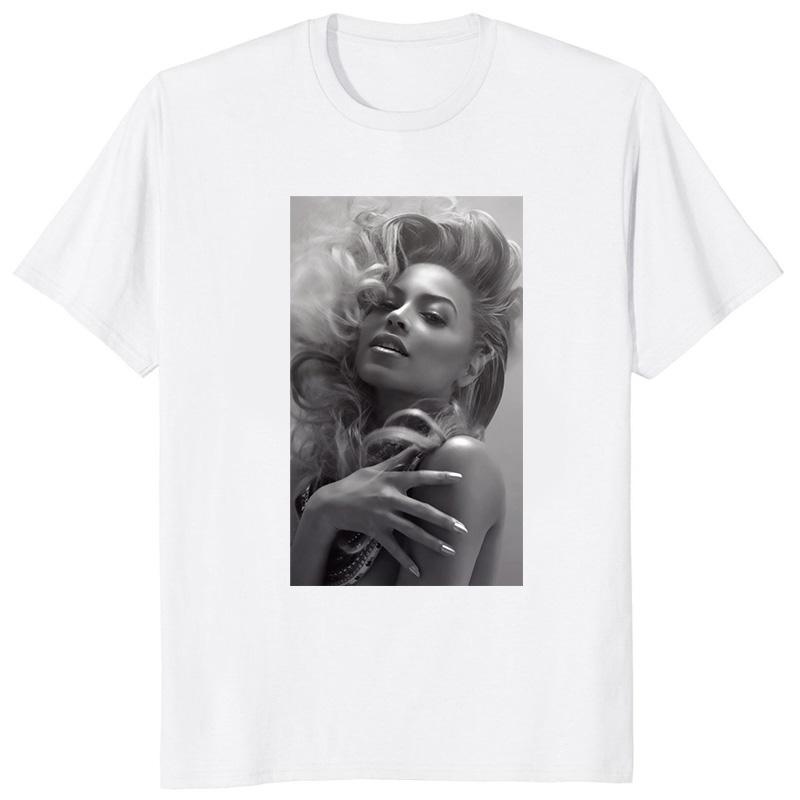 Pop Singer New Album Beyonce Renaissance Tshirts Tee For Fans Unisex Short Sleeve Fashion Tops Casual Streetwear Camisetas