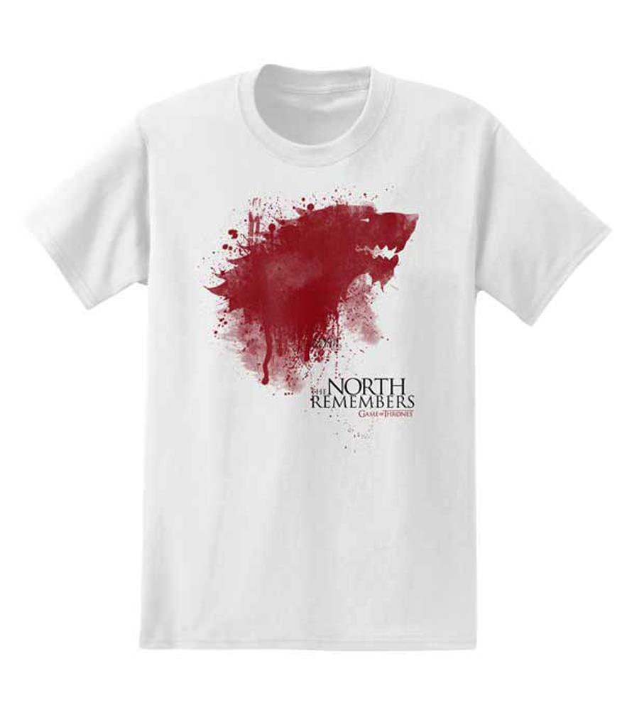 Unisex t shirt -GAME OF THRONES THE NORTH REMEMBERS Iron Throne - Size XL NWT XXXXL