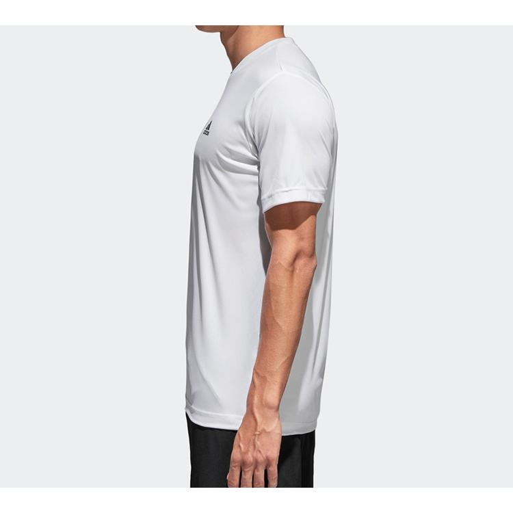 Adidas T Shirts Men's Crew Neck Moderate Straight Fit AZ4077
