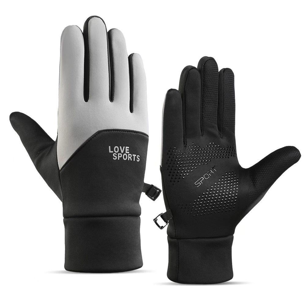 Windproof Touchscreen Winter Cycling Gloves for Men & Women - Warm, Thick, and Cold-Proof for Outdoor Sports