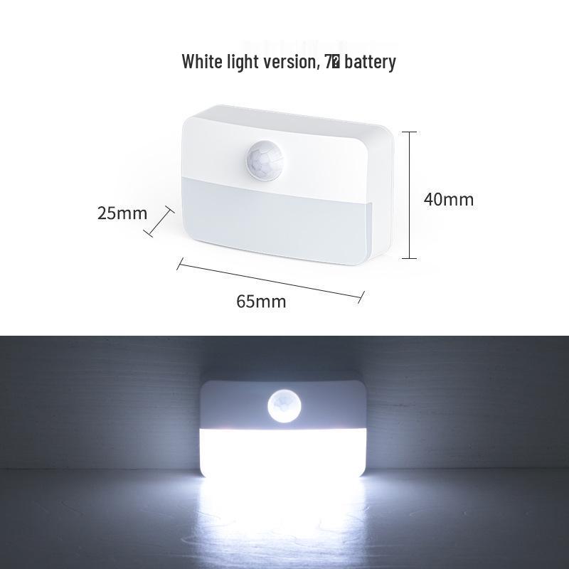 Wireless Smart LED Motion Sensor Night Light for Home, Bedside, Toilet, Corridor, and Wardrobe.