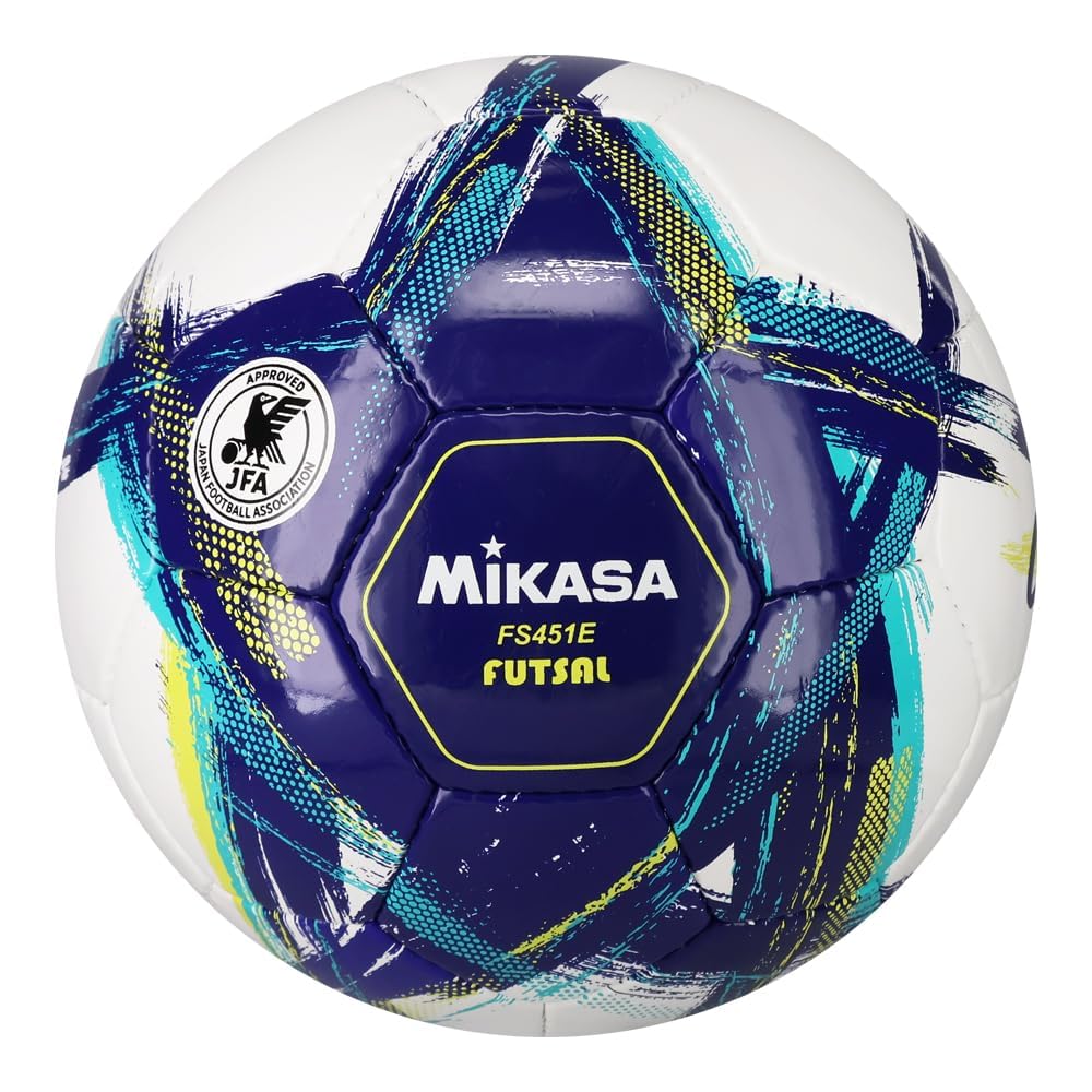 Mikasa OrgestA Futsal Ball Size 4 Hand-Stitched Blue Recommended Pressure 0.610-0.710 kgf/cm²