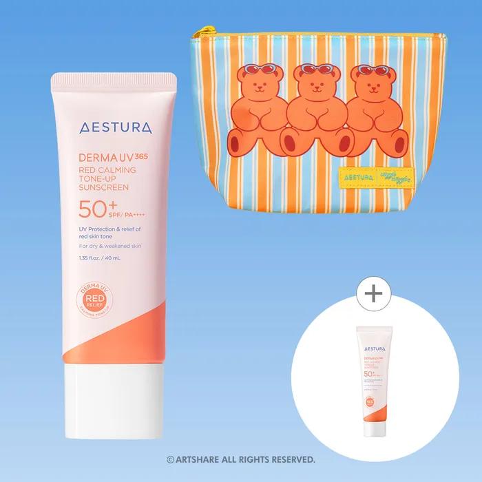 Derma UV365 Red Soothing Tone-Up Sun Cream 40ml SPF50+/PA4+