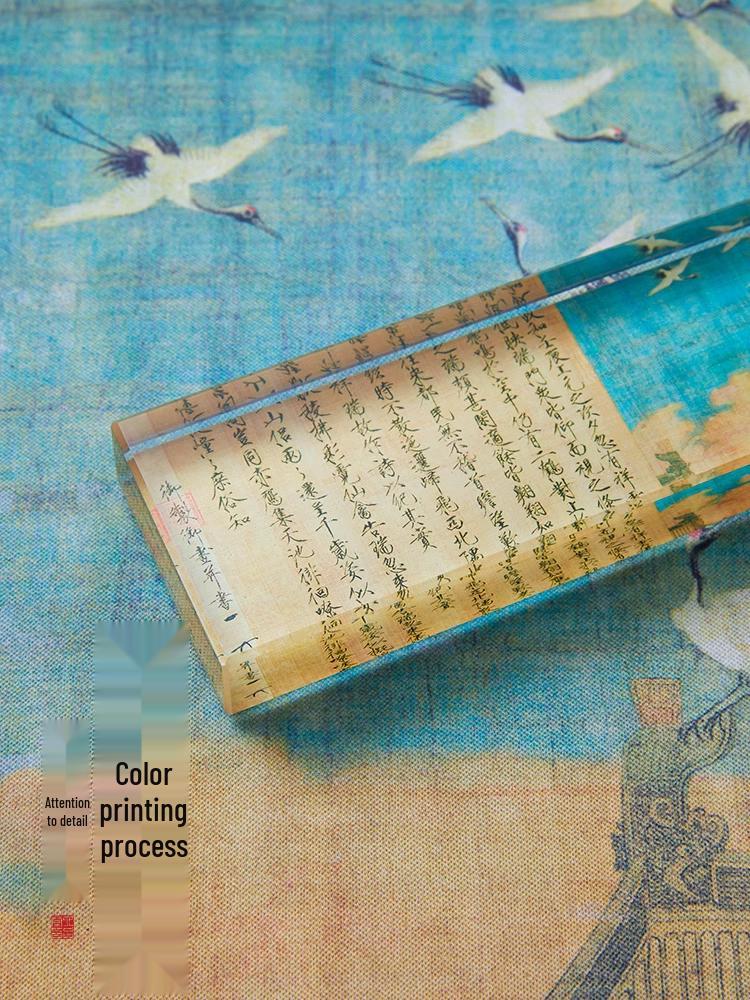 20cm Creative Crystal Paperweight: Calligraphy & Stone-Inspired Ruler