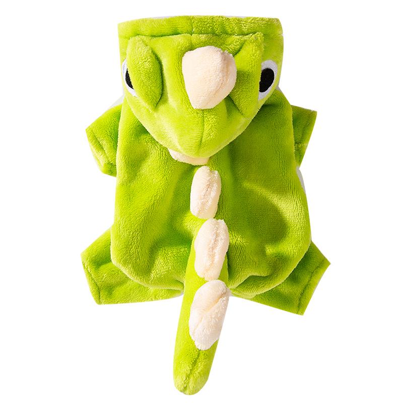 Adorable Dinosaur to Puppy Flannel Pet Apparel for Autumn/Winter