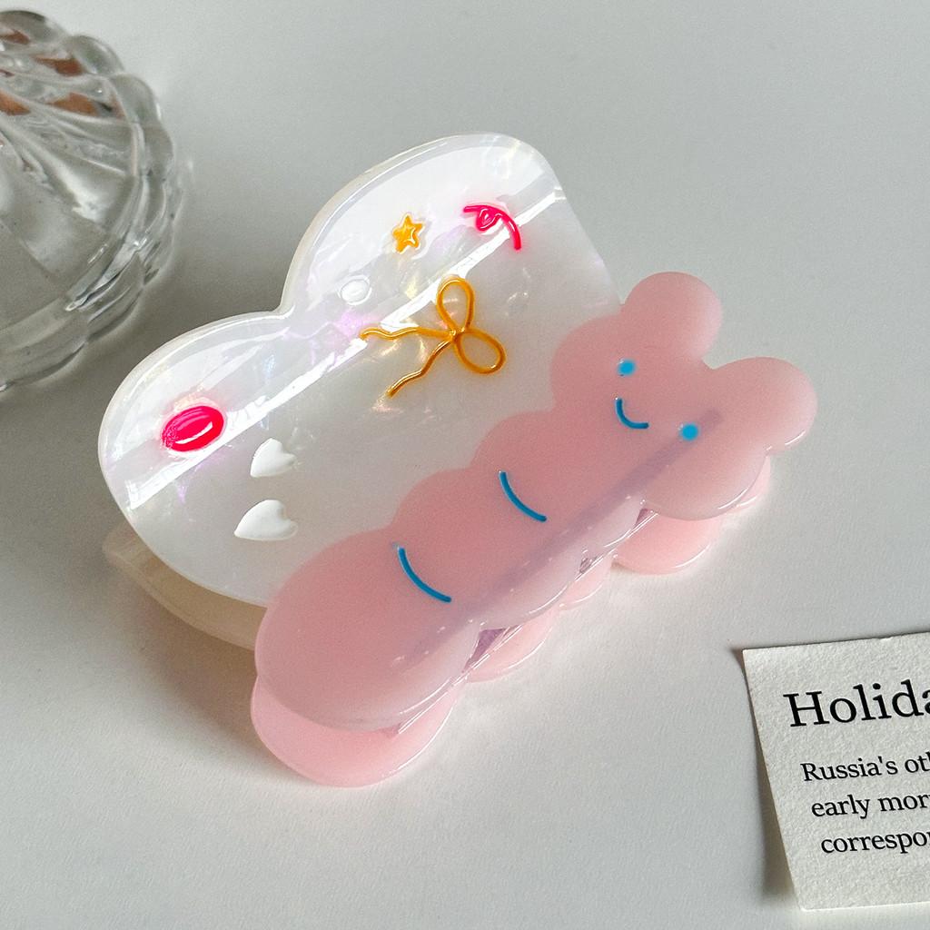 

Adorable Butterfly Acetate Claw Hair Clip Perfect For Summer Fashion Accessories Pink7.9cm