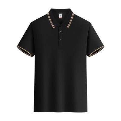 Sommar Casual Sport Kortärmad Pikétröja Parstil Kortärmad Herrpikétröja