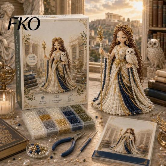 Materiali per Artigianato Artistico con Perline Kit Dea Perline Divina, Kit Creativo Fai da Te 3D Progetto Artistico con Perline Colorate per Adulti Adolescenti Donne Fatto a Mano
