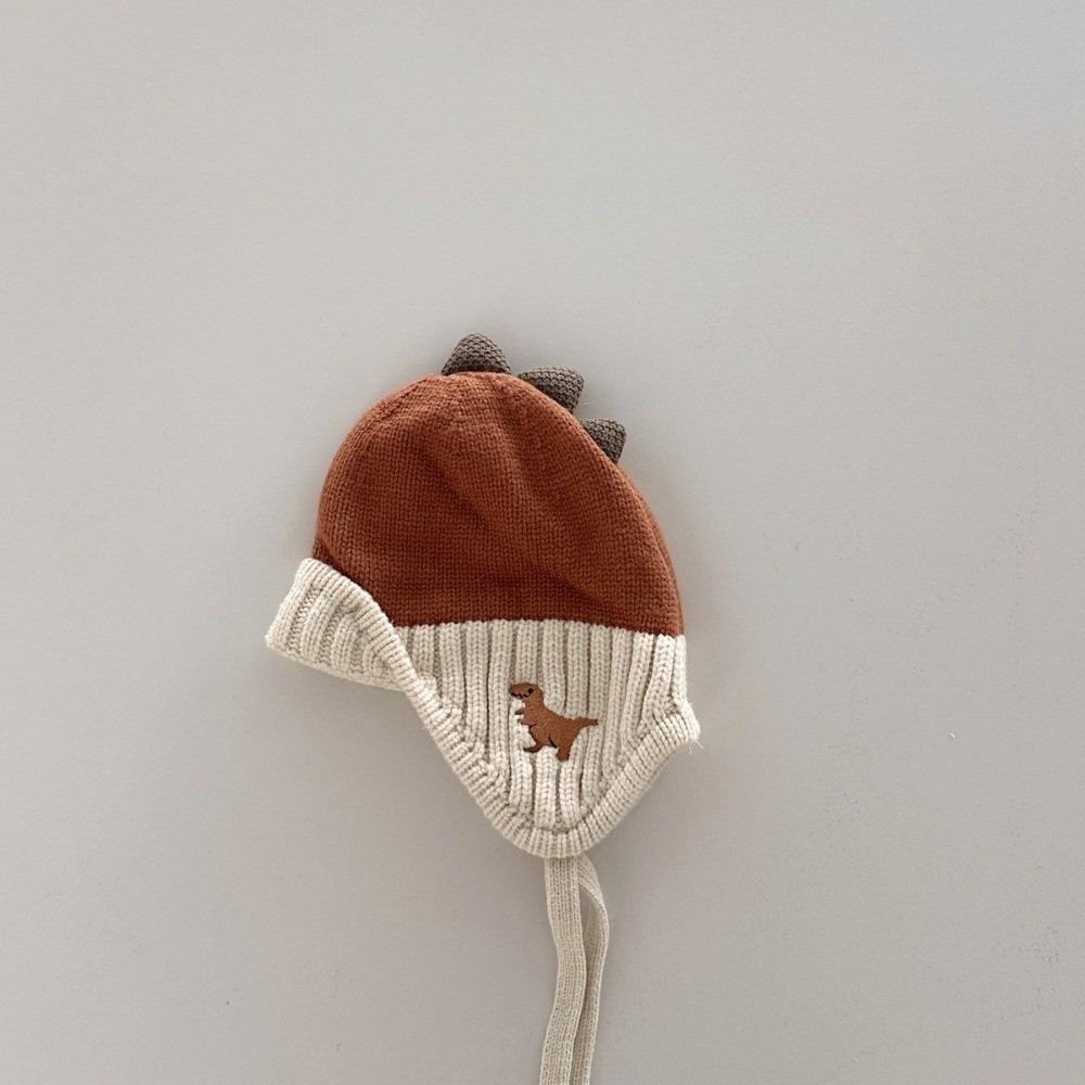 2-6Year Baby Knit Pullover Cap Liner Velvet Children's Hats Warm Ear Protection Hat  Boy Girl