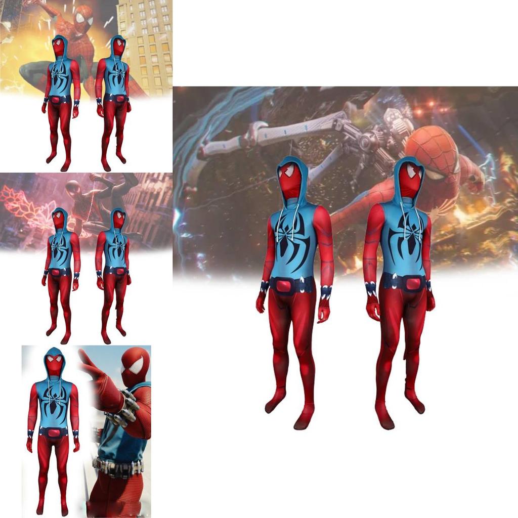 Scarlett Spider-man Cosplay Costume For Adults Premium Polyester Spandex Fabric