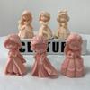 DIY Girl Doll Silicone mold 3D Princess Statue Resin Crafts Plaster mold Cute doll candle soap chocolate ice cube baking tools