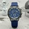 JYL Men's Watch Business  Calendar Silicone Strap