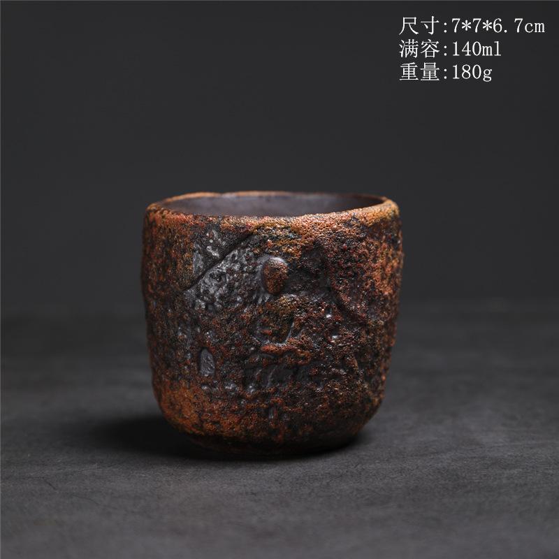 Ceramic Master Cup Merchandise Dunhuang Teacup Retro Household Ceramic Cup Bodhi Cup Kung Fu Teacup Personal Tea Cup