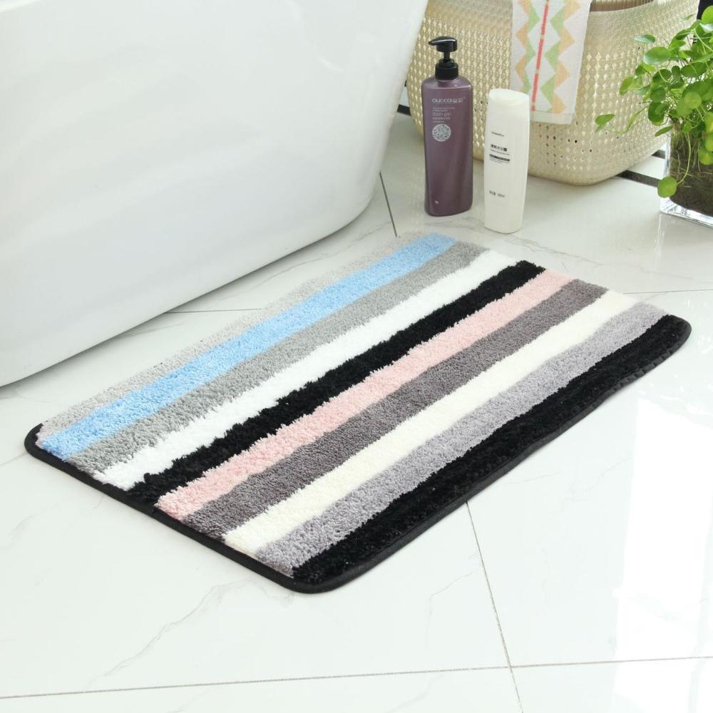 Коралловый флисовый тисненый коврик для ванной комнаты из кашемира — фото 4