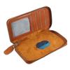 For ZTE Avid 589 (2021) Executive Wallet Case with Attachment - Brown