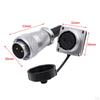 Aviation Connector Male Female Plug Waterproof Metal Electrical for