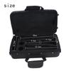M MBAT Clarinet Suitcase Thicken Black Oxford Waterproof Cloth DIY Parts Musical Protection Box Woodwind Instrument Accessories