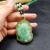 Fish Rose Necklace Imitation Jade Ruyi Pixiu Pendant Women's Guanyin Buddha Pendant