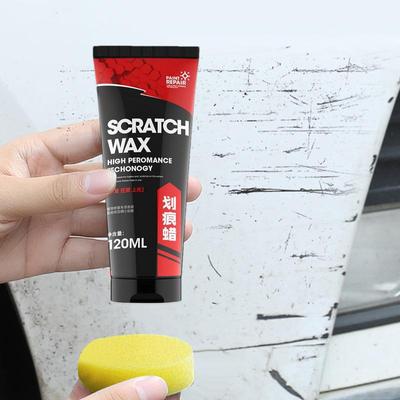 Araba Çizik Giderme Cilası Otomotiv Çok Amaçlı Çizik Giderme Cilası 120ml Otomobil Çizik Giderici Sünger ve Havlu ile Araba Boyası