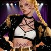 Large Kpop Purple Makeup Tattoo Stickers - Demon Body Art with Laser Lightning Effects, Highquality Stickers, Body Art Stickers