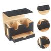 Card Deck Box Sturdy PU Leather Cards Protector Case Trading