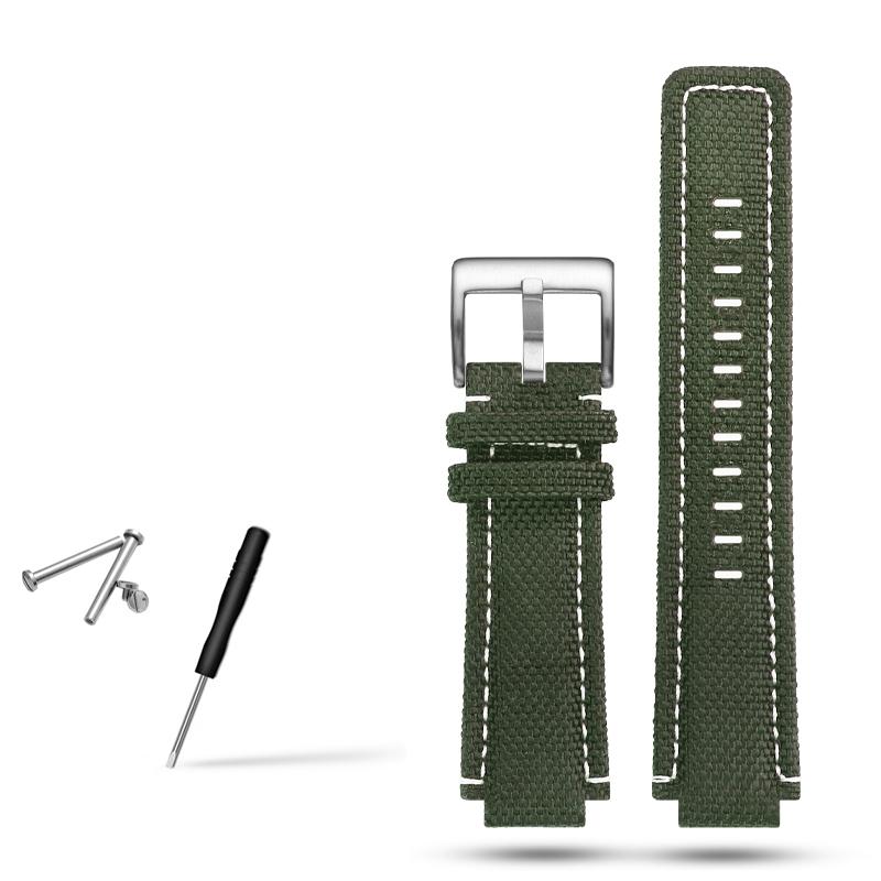 Für TIMEX Tidal T2N721 T2N720 T2n739 TW2T76300 TW2T76500 Sport-Canvas-Uhrenarmband Mann Nylon-Armband schweißfest weich Uhrenarmband