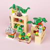 City Street Series Building Blocks Accessories Rail Transit Train Signal Light Railings Brick Toilet Flower Bed Phone Box Toy