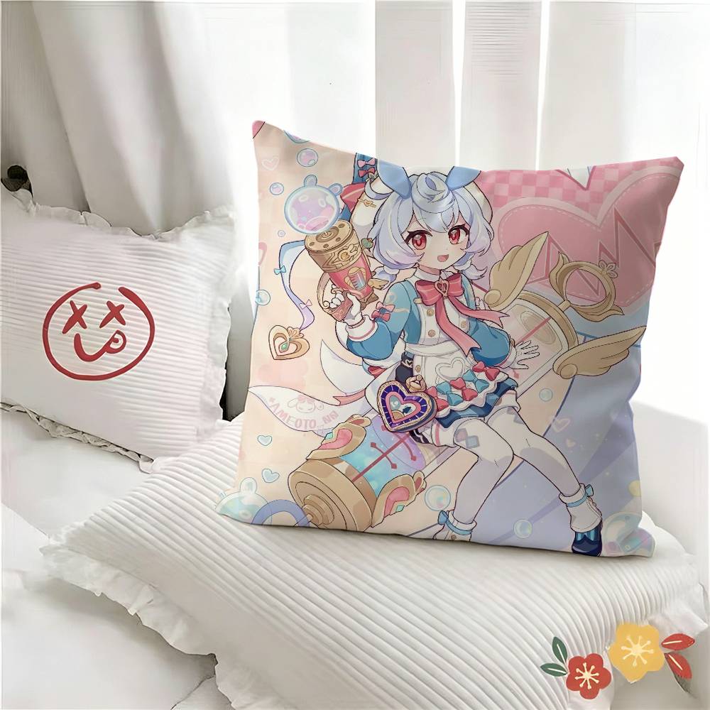 Pc Sigewinne Genshin Impact Pillow Case Fashion Square Pillowcase Bedroom Sofa Room Ins Decoration Leisure