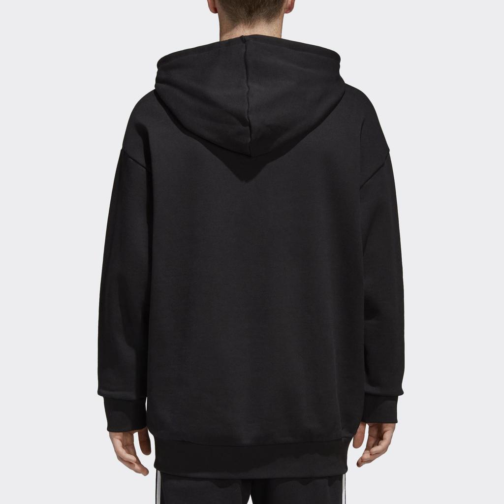 Adidas Originals Trefoil Oversized Hoodie Men Tops Black CW1246