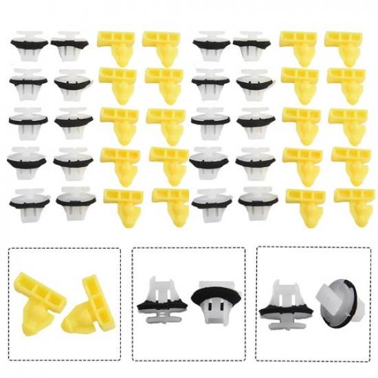 40PCS For Nissan Juke Murano X-Trail T31 Wheel Arch Trim Clips Wing Moulding