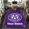 Crystal Velvet Rug Austria Wien FC Print Custom Name Text Floor Mat Home Decor