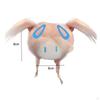 Adorable Doll Head Keychain Plush Toy for Children's Backpack