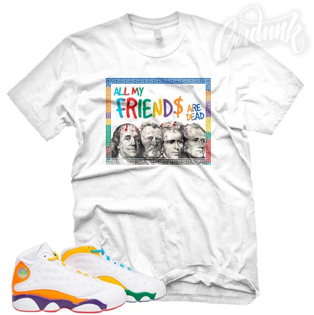 DEAD PRESIDENTS Sneaker T Shirt to match J1 13 Playground Multicolor 2XL
