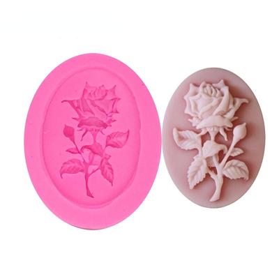 Silicone Mold 1Pcs DIY Rose Flower Cake Decorating Tools Fondant Chocolate Molds Cake Mould