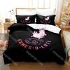 Set Biancheria da Letto Stampato su un Lato Axolotl, Piumone Gamer Kawaii Pastello Copripiumone Federe Copriletto Comodo Regina