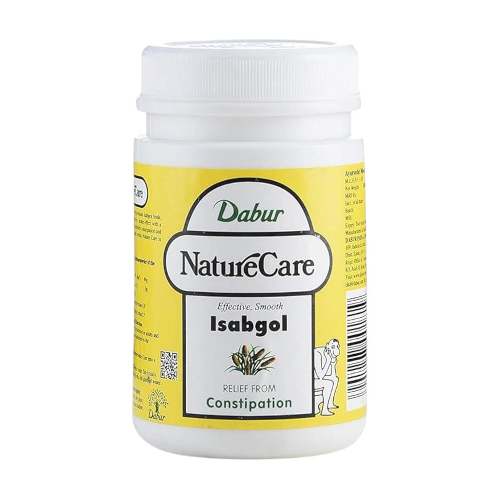 Dabur Nature Care Isabgol 100g Organic Psyllium Husk Powder Pack Of 1 For Natural Constipation Relief And Digestive Wellness