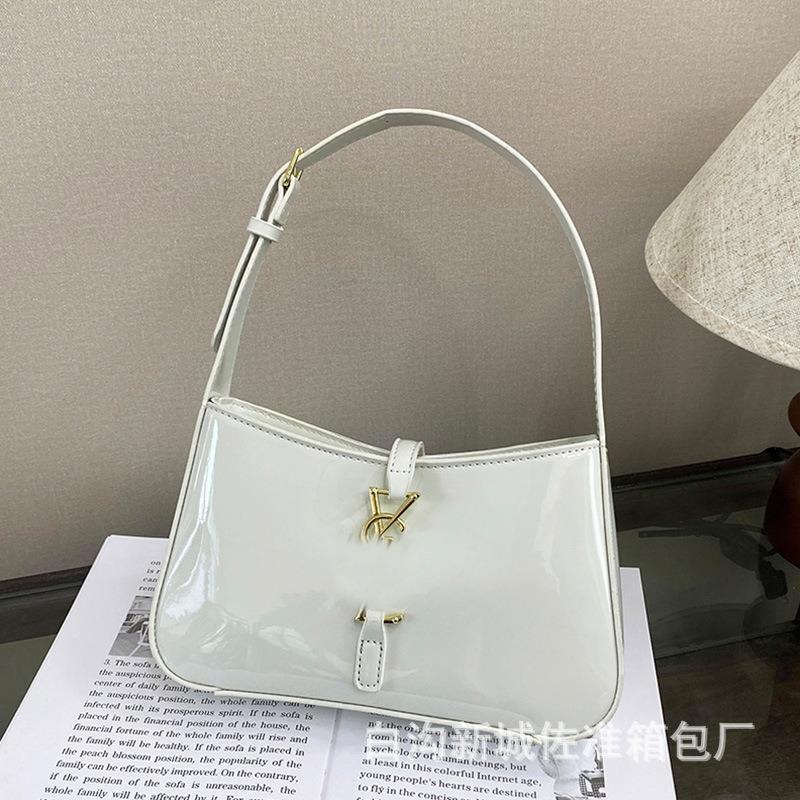

Women s bag new high-end fashion underarm bag popular versatile high-end shoulder bag women білий
