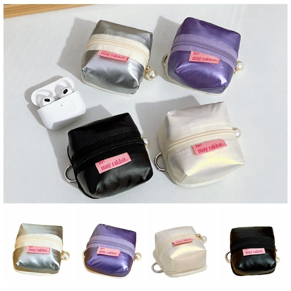 

Small Tent Earphone Bag Cloth Pouch Mini Storage Bag Key Bag Cute Coin Purse Headphone