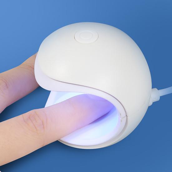 Lampe de polymérisation des ongles Portable Mini efficace double Source de lumière LED Mini lampe portative pour manucure Machine UV