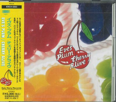 CD EVES PLUM  Cherry Alive ESCA6263PROMO EPIC 1995 Japan Obi Rock Used