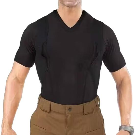 

Мужская летняя спортивная футболка с коротким рукавом, высокая эластичность, V-образный вырез, впитывающая пот, быстросохнущая, мягкая, дышащая, одноцветная, для бега, тренажерного зала, фитнес-топа M белый