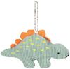 Skater Stegosaurus Dinosaur Plush Mascot Keychain Ball Chain ZNKH1-A