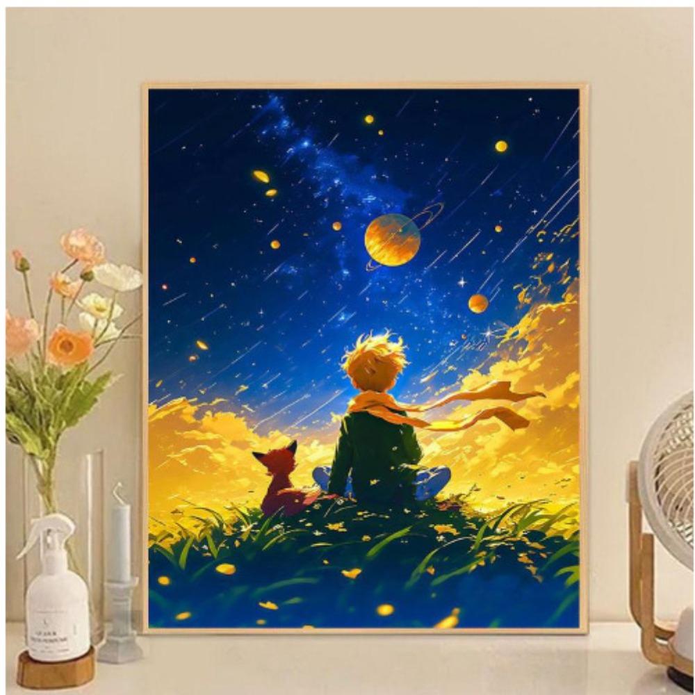 Diamond Painting Handmade DIY Starry Sky Castle Home Decoration Painting Romantic Night Light Luxury