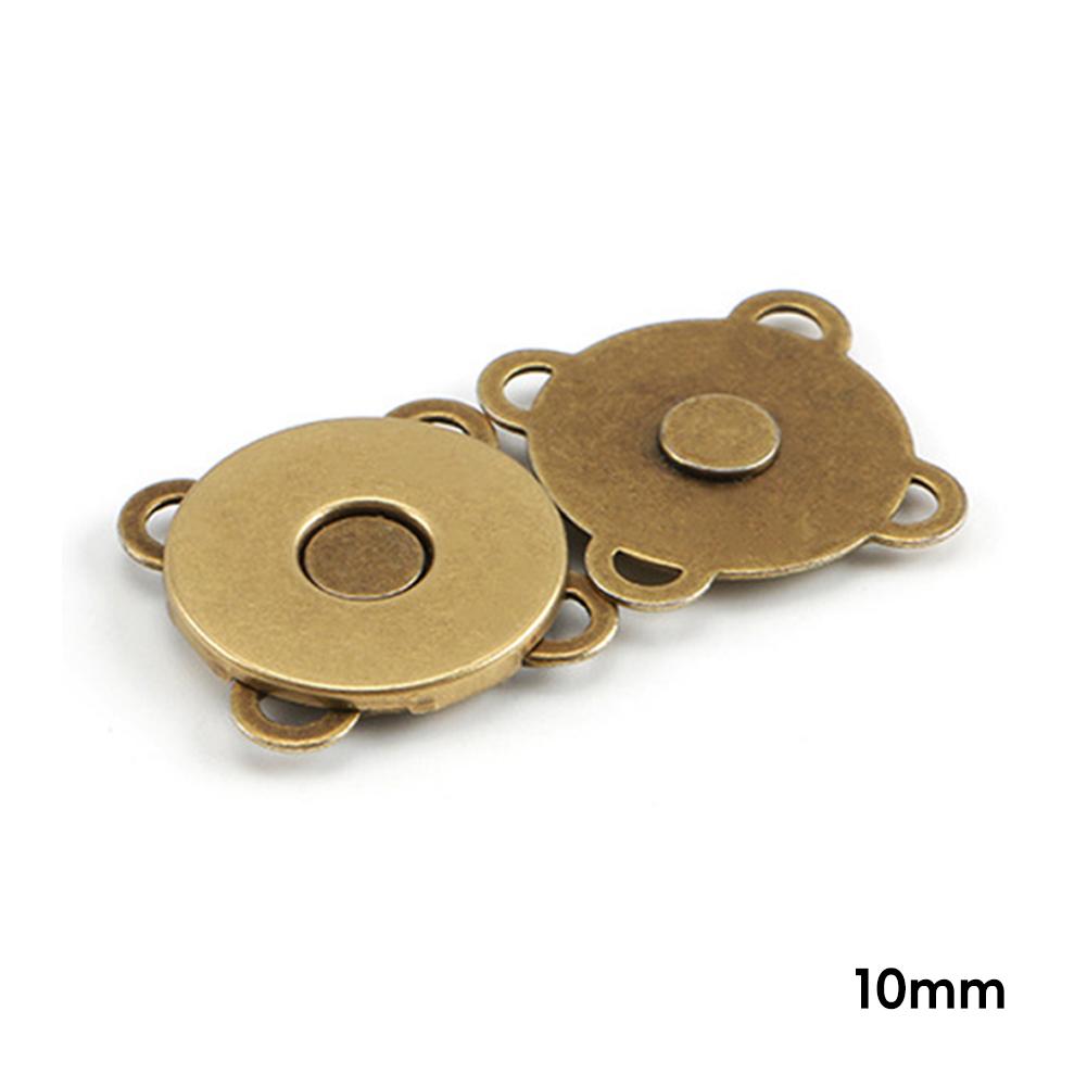 

Невидимые магнитные кнопки в форме айвы, устойчивые к коррозии, антиоксидантные, прочные металлические магнитные кнопки для сумок, одежды, аксессуаров 10mm бронзовый