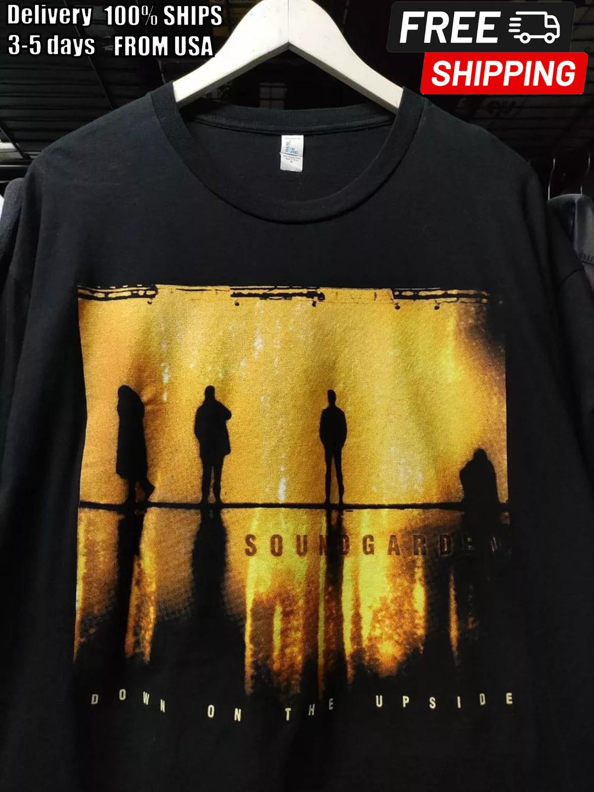 Soundgarden Album Down on the Upside Black Unisex T- shirt S-5XL KH11587 M
